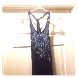 Blue tank